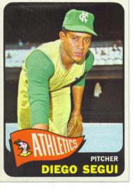 1965 Topps Baseball Cards      197     Diego Segui